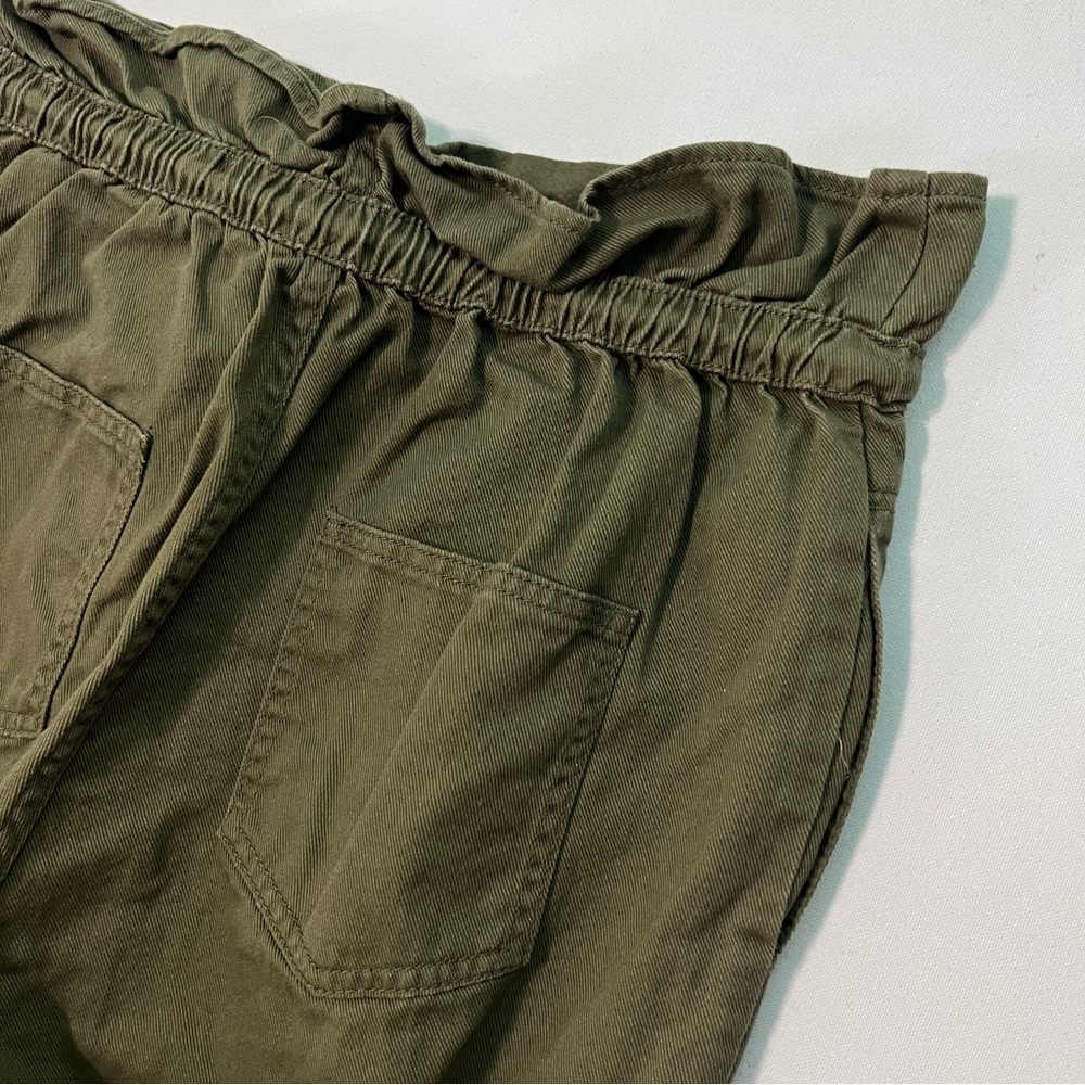 Future Collective Jenny K Lopez pants 8 Eyelet Loose baggy High rise waist Olive - Picture 6 of 10